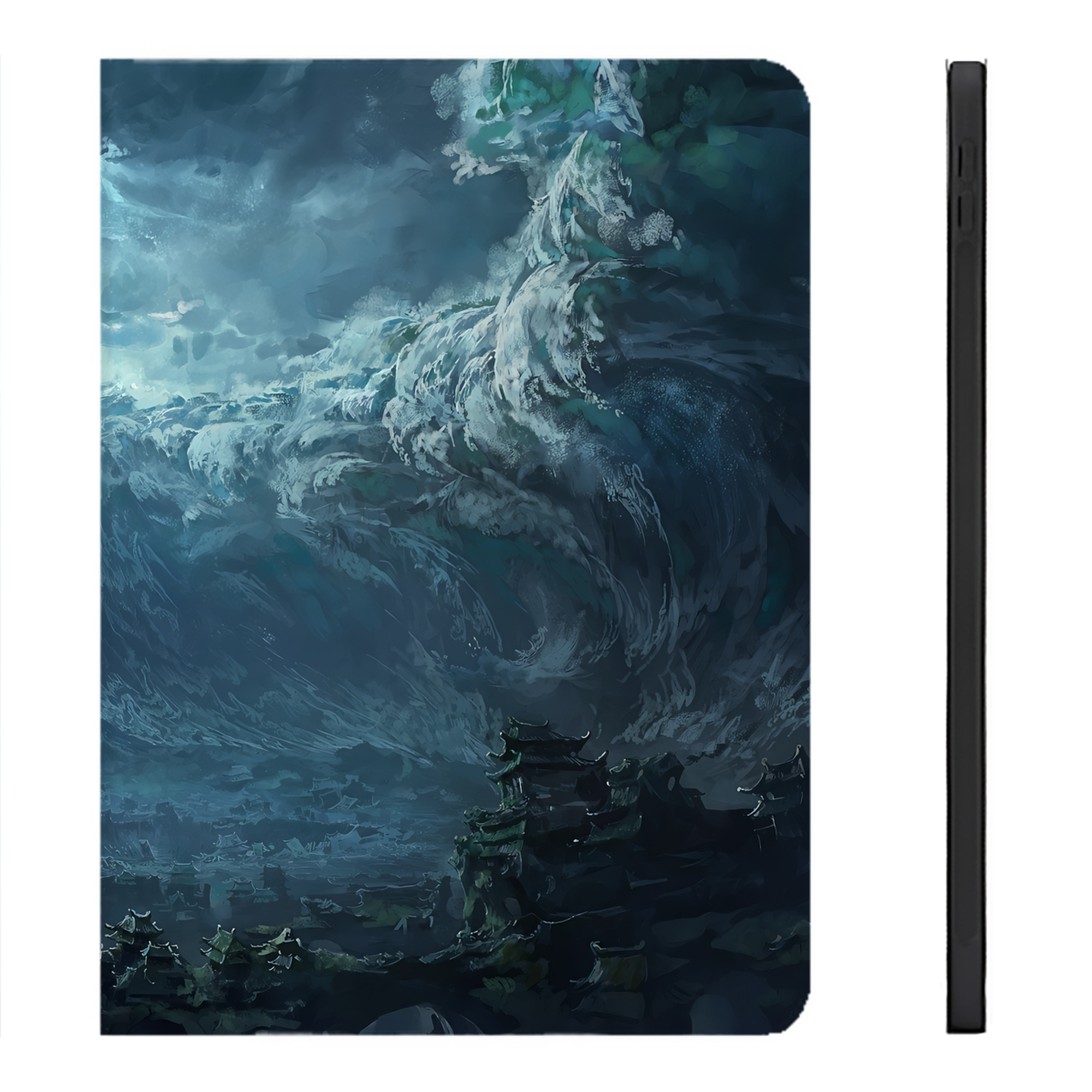 （画像用） Ne Zha 2 ナタ 魔童の大暴れ IPadケース ペンホルダー付き ブックスタイルデザイン